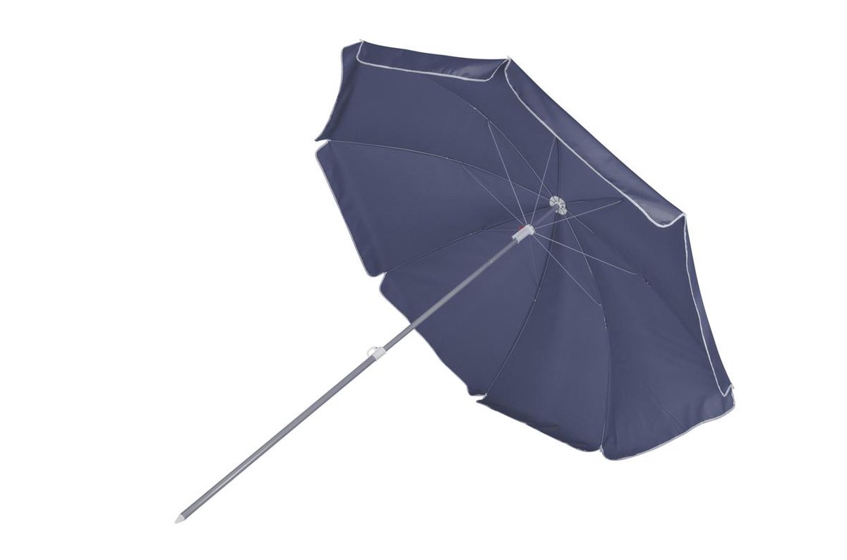 Bo-Camp Parasol met knikarm ø 200 cm - Blauw