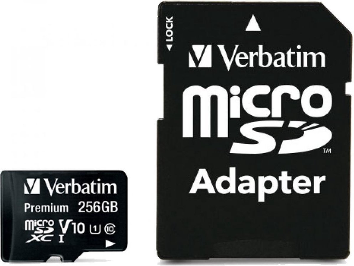 Verbatim MICRO SDXC PREMIUM 256GB CLASS