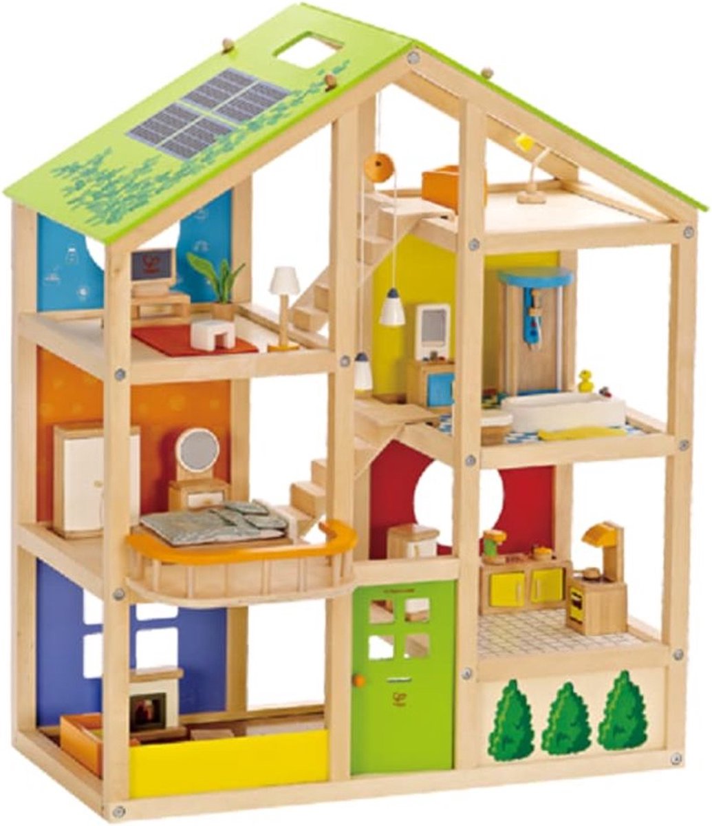 Hape Poppenhuis All Season Gemeubileerd