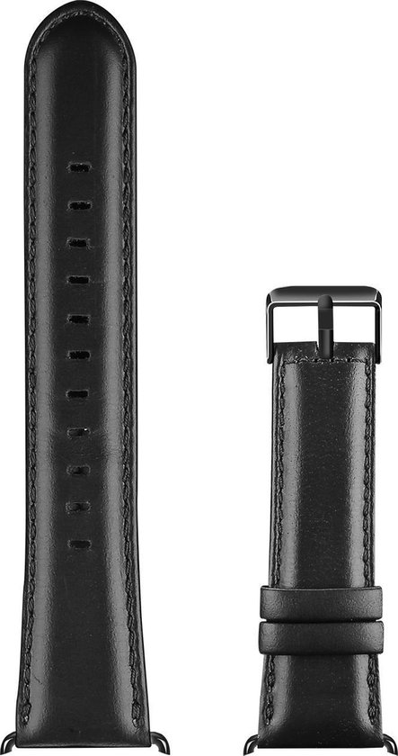 Dux Ducis Leather Band Voor De Apple Watch 44 / 42 Mm - - Zwart