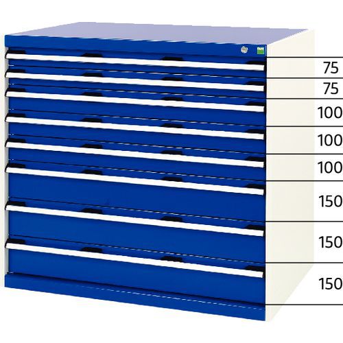 Bott Werkplaatsladekast SL-107 - Hoogte 100 cm