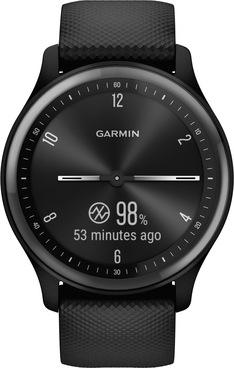 Garmin vivomove Sport/Donkergrijs - Zwart