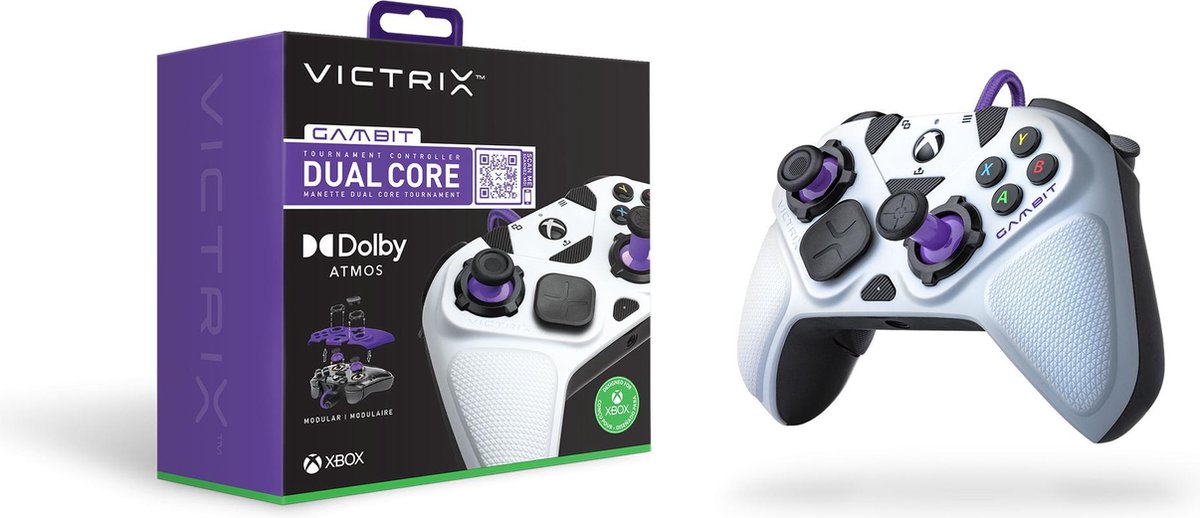 PDP Victrix Gambit Tournament Controller voor Xbox Series X/One - - Wit