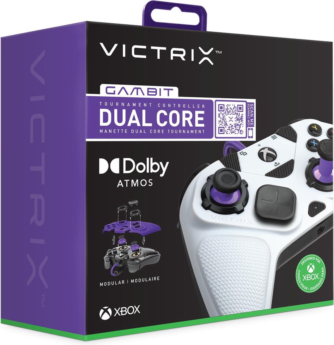 PDP Victrix Gambit Tournament Controller voor Xbox Series X/One - - Wit
