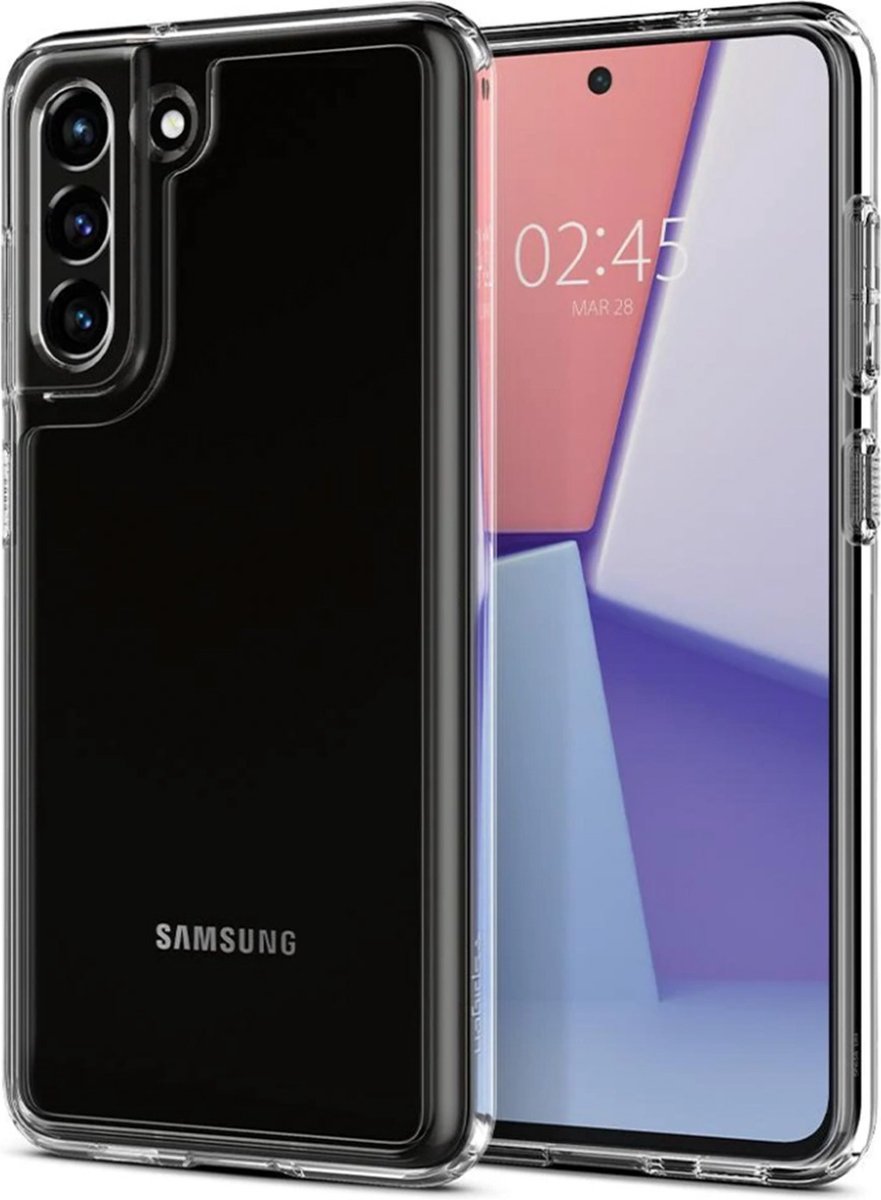Spigen Ultra Hybrid Samsung Galaxy S21 FE Back Cover Transparant