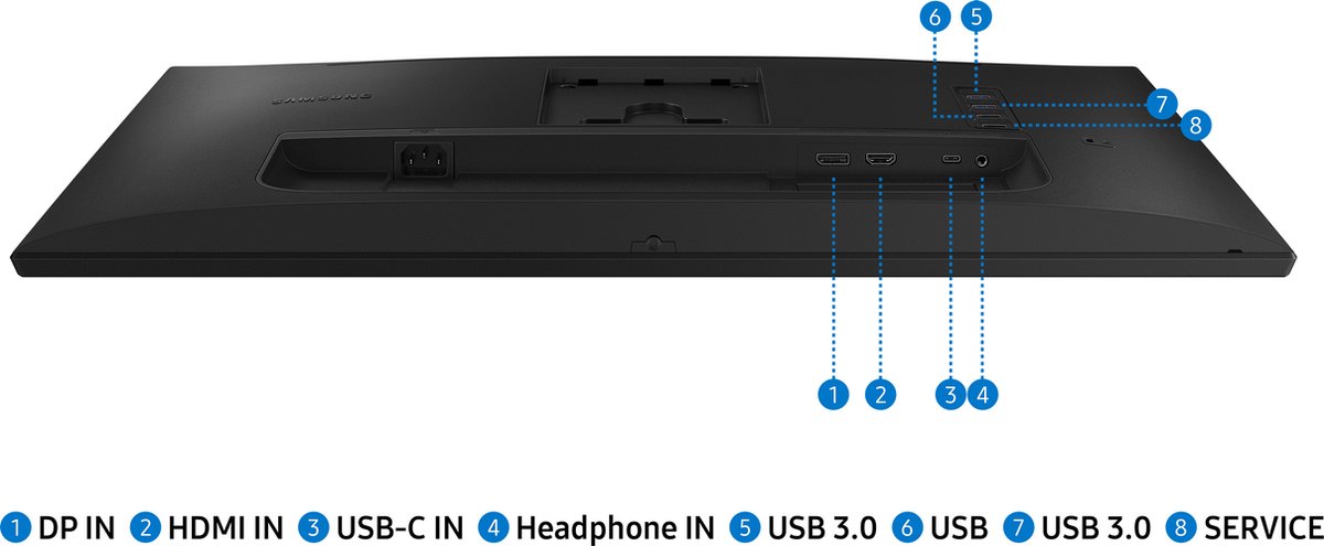 Samsung LS27A400UJUXEN - Zwart