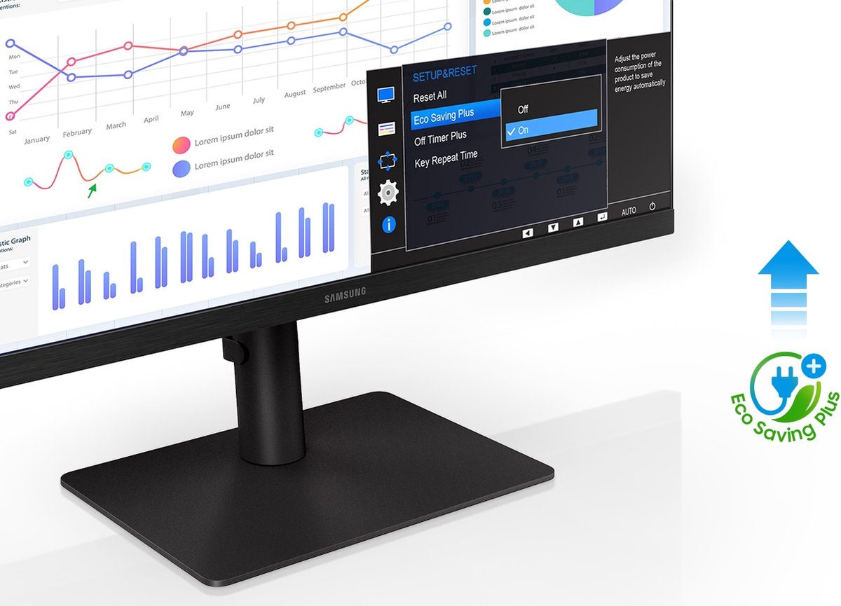 Samsung LS27A400UJUXEN - Zwart