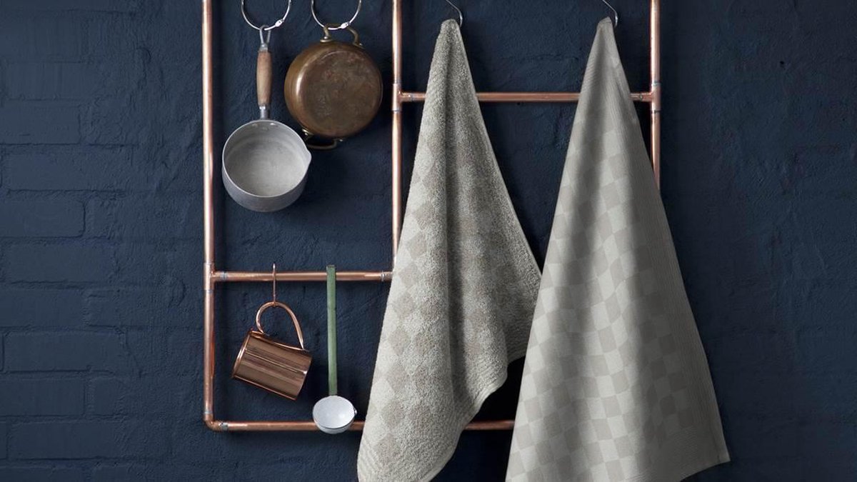 DDDDD Barbeque Keukendoek (Set Van 6) - 100% Katoen - Taupe - Bruin