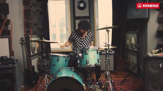 Stabilo Roller Worker Colorful - Rood