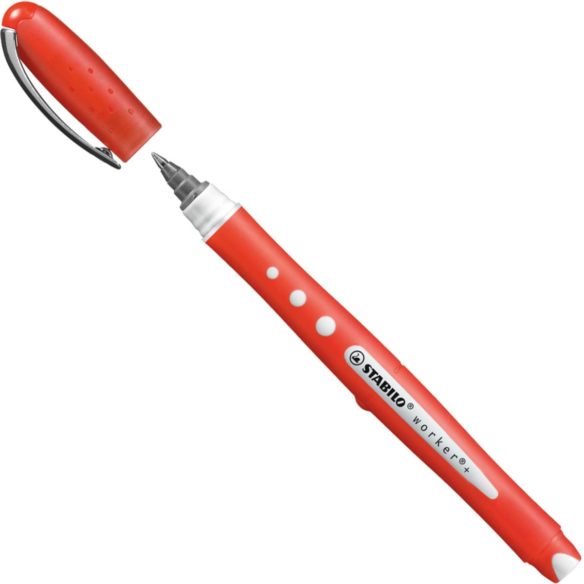 Stabilo Roller Worker Colorful - Rood