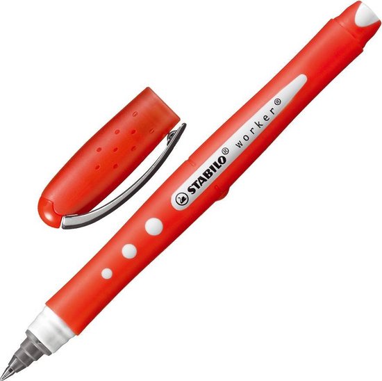 Stabilo Roller Worker Colorful - Rood