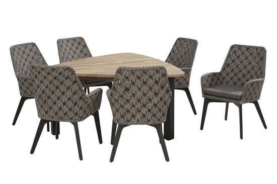 4SO Savoy Dining Tuinstoel - Grijs