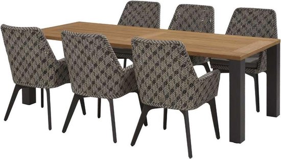 4SO Savoy Dining Tuinstoel - Grijs