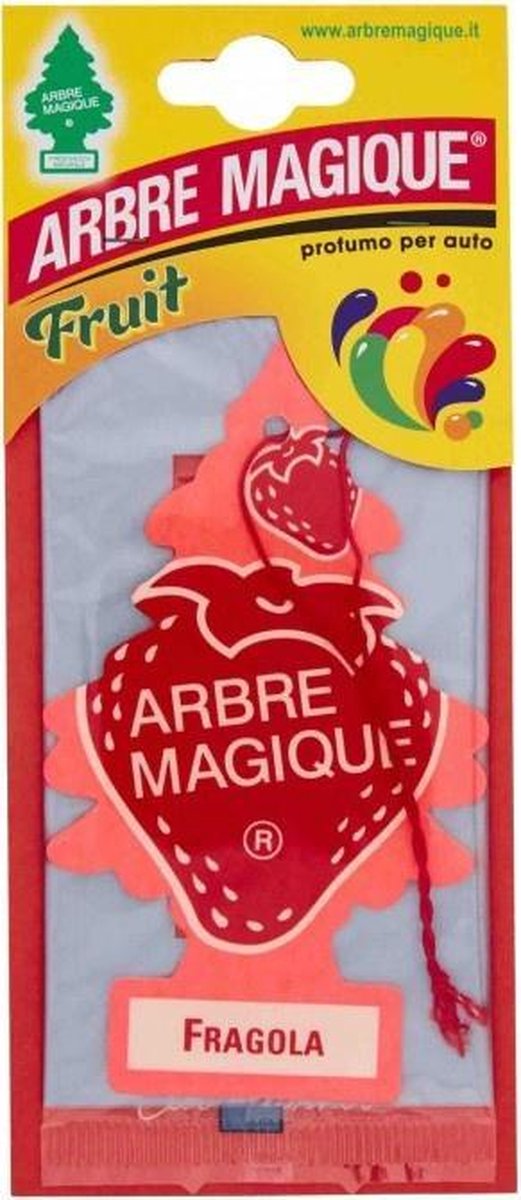 Arbre Magique Luchtverfrisser 12 X 7 Cm Fragola/roze - Rood