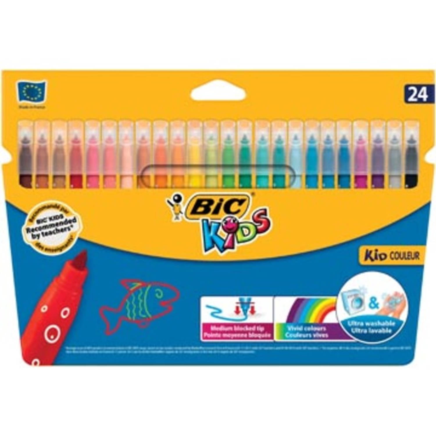 Bic Viltstift Kid Couleur 24 Stiften