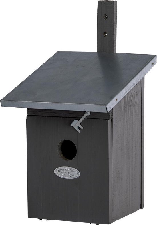 Vogelhuisje 19 X 18 X 31 Cm - Wit