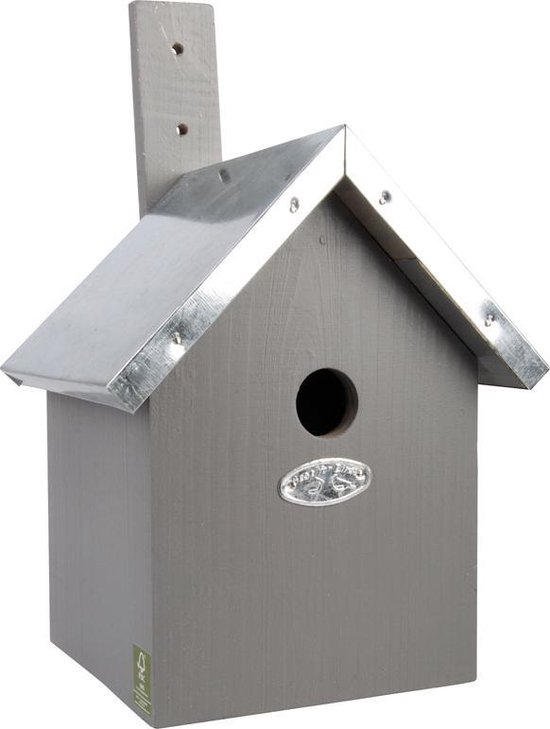 Vogelhuisje 19 X 18 X 31 Cm - Wit