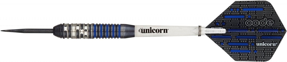 Unicorn Dartpijlen Code Steeltip 90% - Blauw