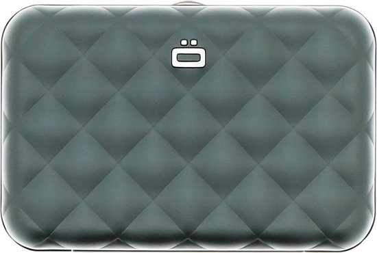 Ögon Designs Ogon Designs Quilted Button Dames Creditcardhouder Rfid Platinum - Groen