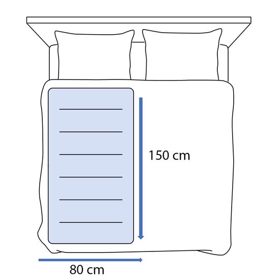 Wellcare 4d Dwf Elektrische Deken Cosy 1-p - Wit