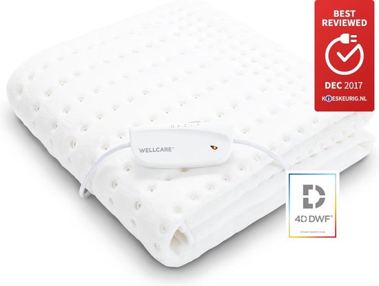 Wellcare 4d Dwf Elektrische Deken Cosy 1-p - Wit