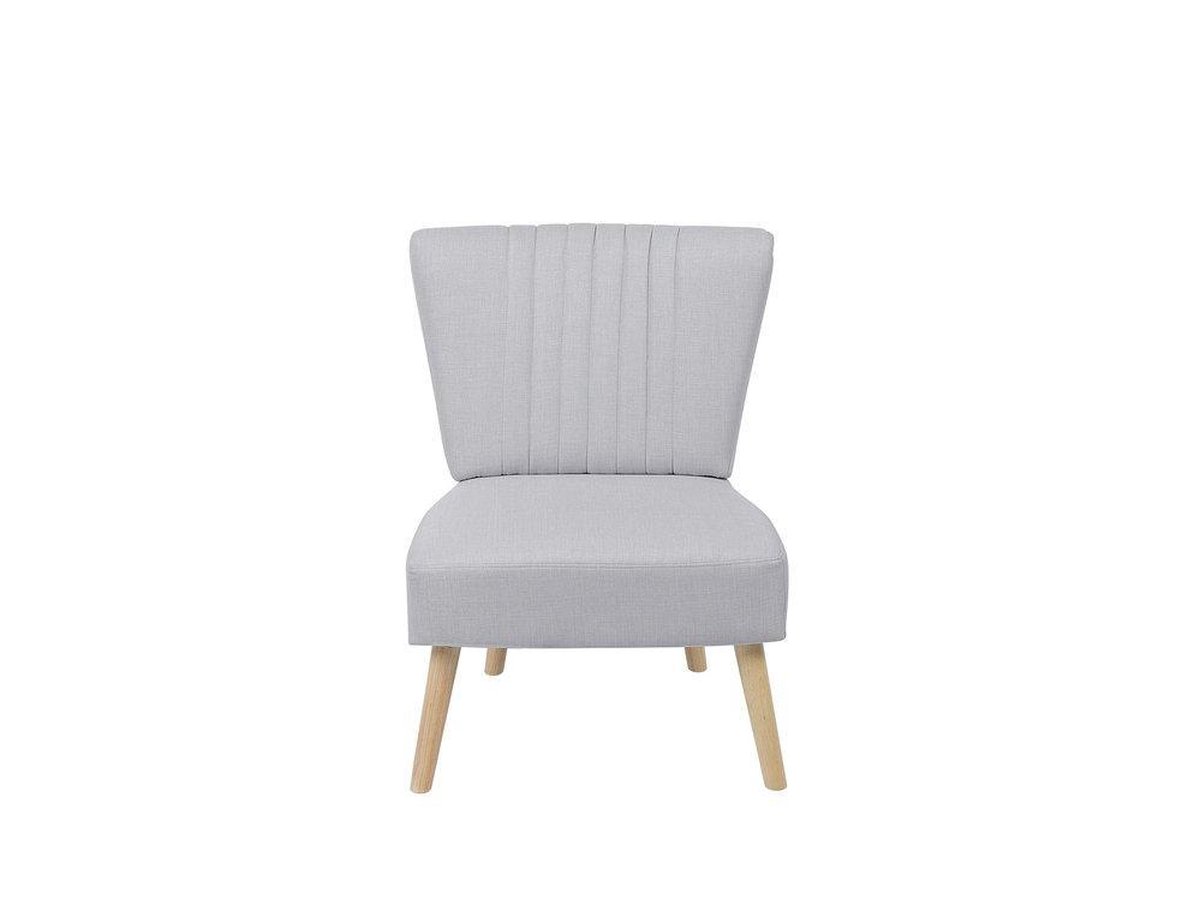 Beliani Vaasa Fauteuil Polyester 60 X 61 Cm - Grijs