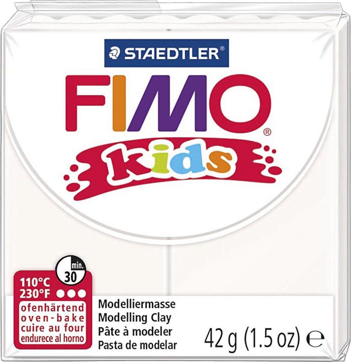 Staedtler Fimo Kids boetseerklei 42 gram wit