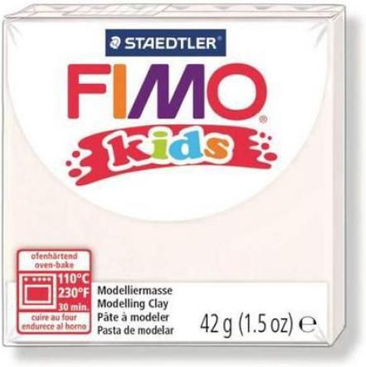 Staedtler Fimo Kids boetseerklei 42 gram wit