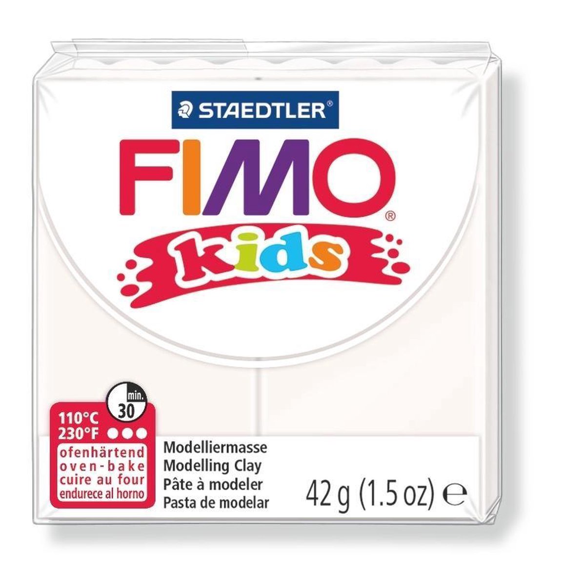 Staedtler Fimo Kids boetseerklei 42 gram wit