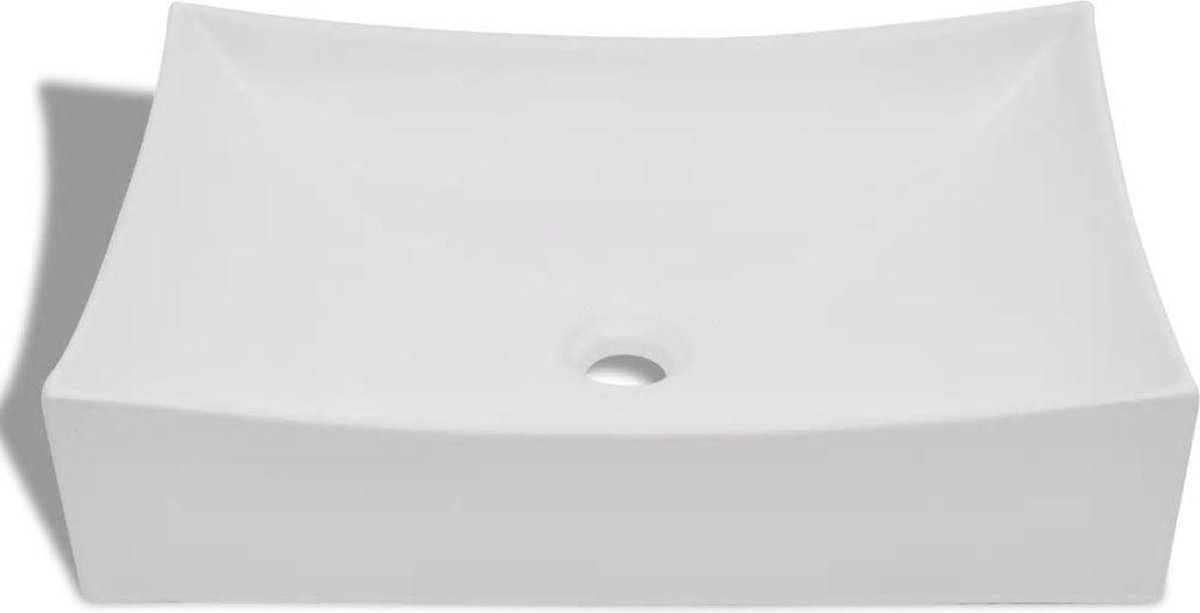 Keramische Wasbak Schaalvormig Hoogglans - Wit