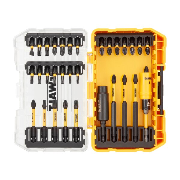 DeWalt 32-delige FLEXTORQ Schroefbitset | In TOUGH CASE - DT70743T-QZ