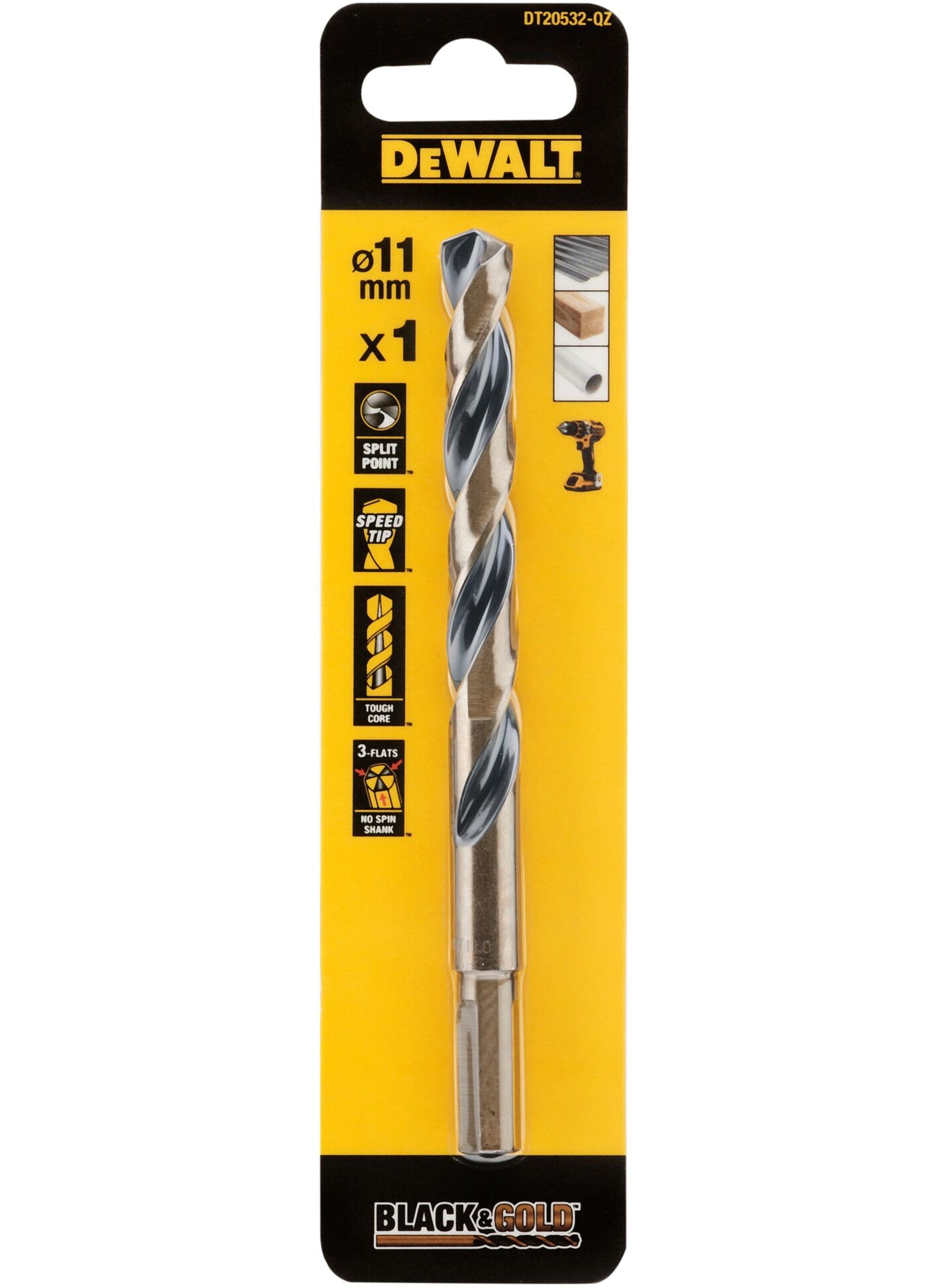 DeWalt Black & Gold Metaalboor | 11,5 mm - DT20533-QZ