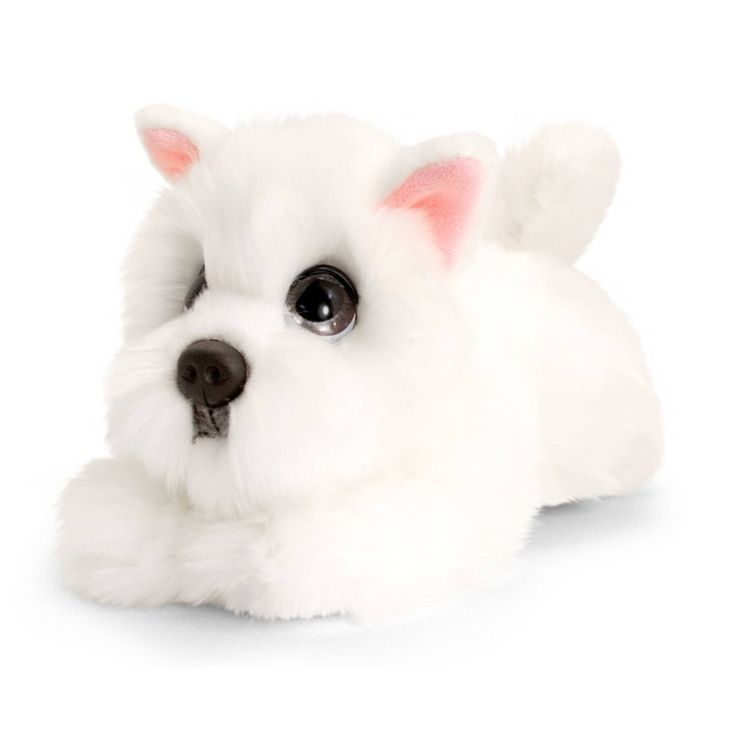 Keel Toys Pluche Westie Honden Knuffel 25 Cm - Honden Knuffeldieren - Speelgoed Voor Kind - Wit