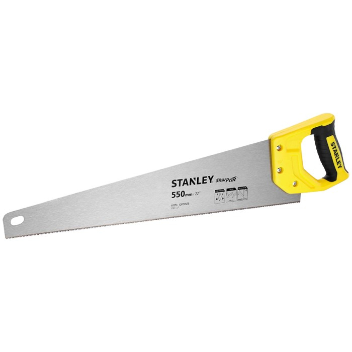 Stanley Universeel Zaag SharpCut 550mm - 11T/inch [1] - STHT20372-1