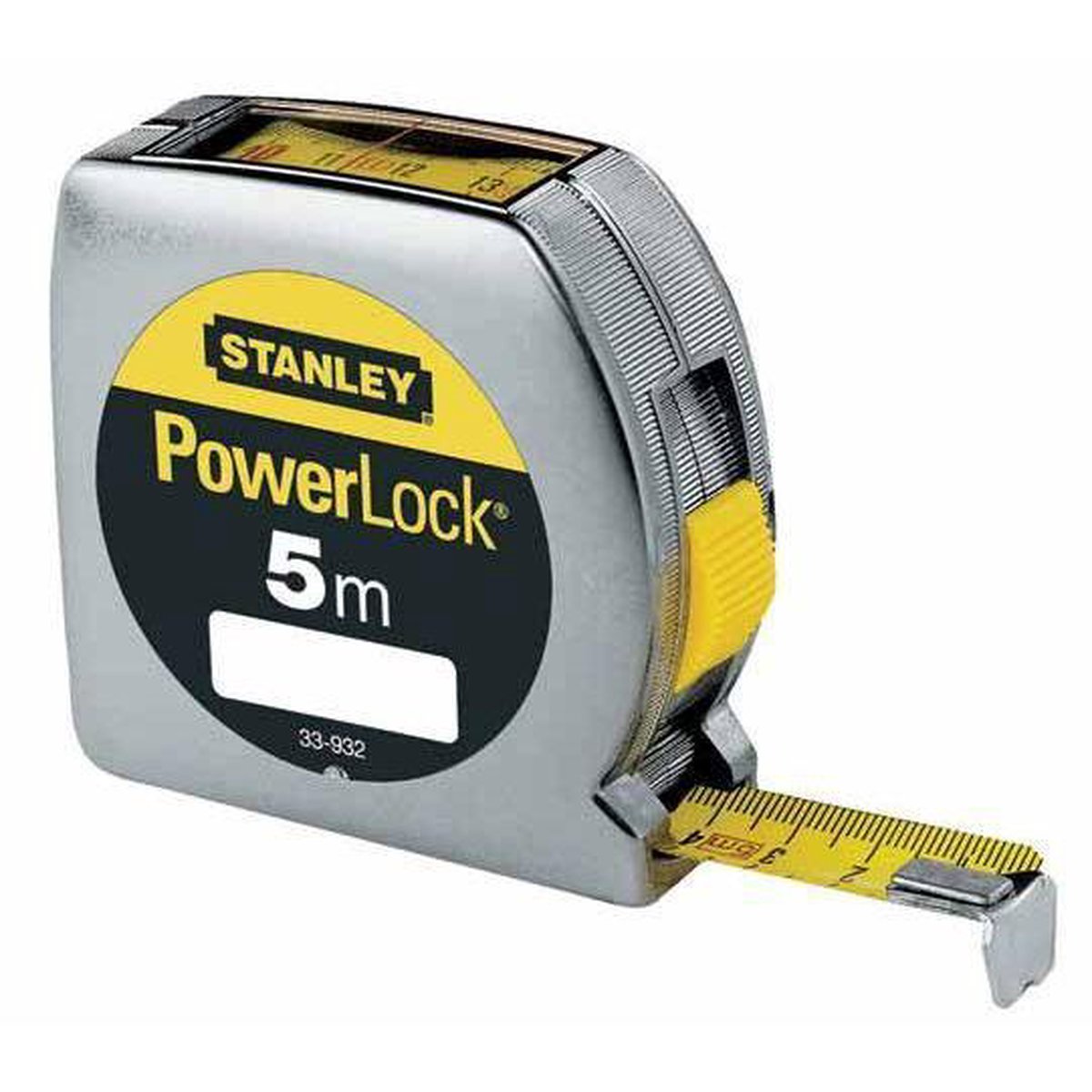 Stanley Rolbandmaat Powerlock boveninkijkvenster | 5m - 19mm