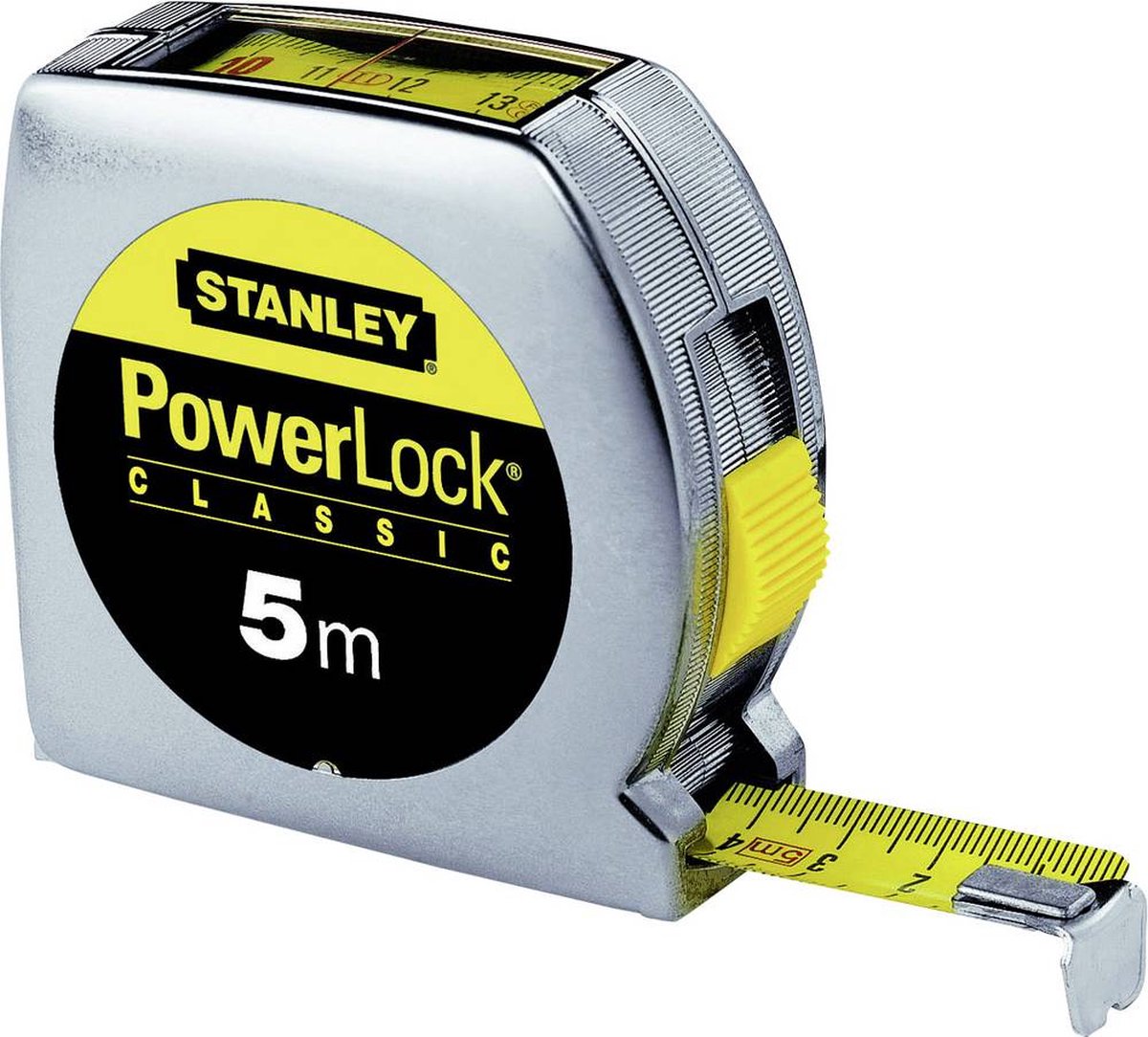 Stanley Rolbandmaat Powerlock boveninkijkvenster | 5m - 19mm