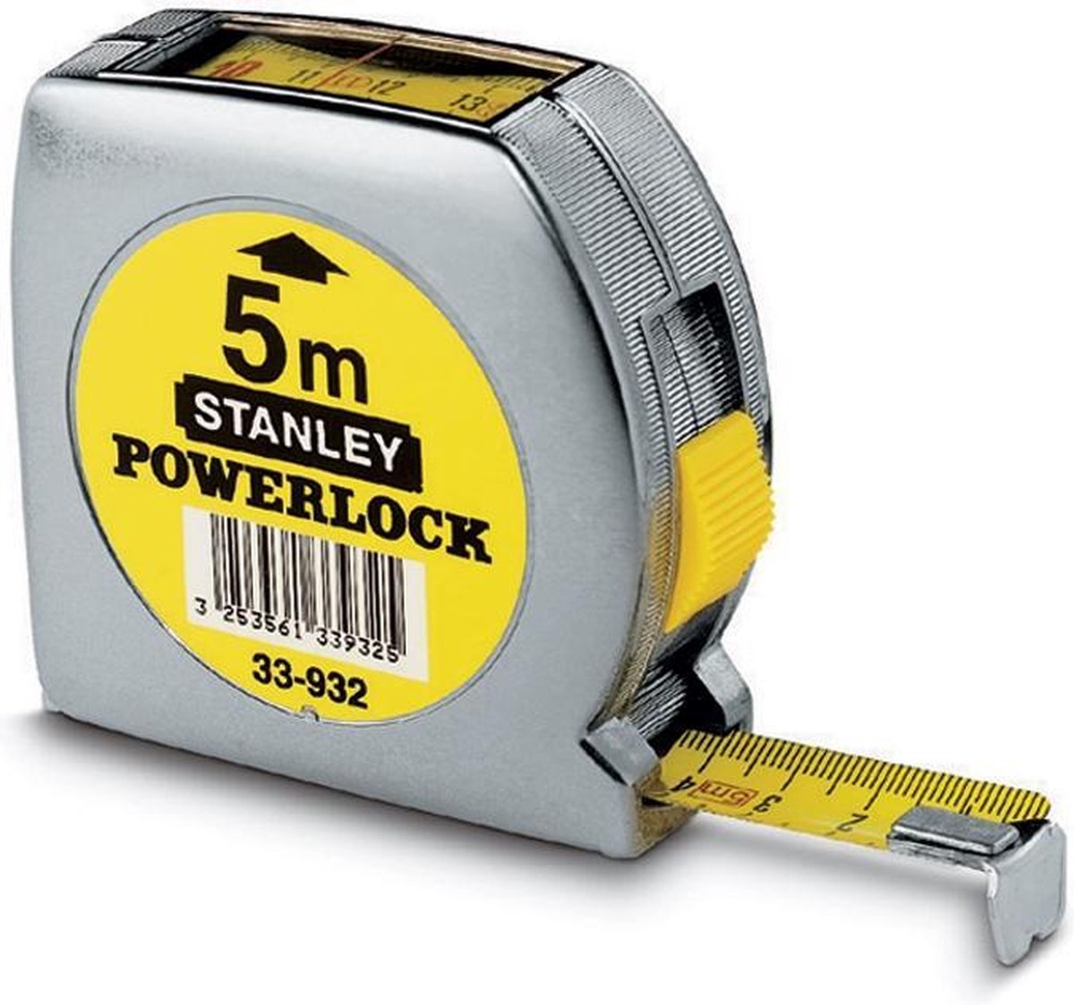 Stanley Rolbandmaat Powerlock boveninkijkvenster | 5m - 19mm