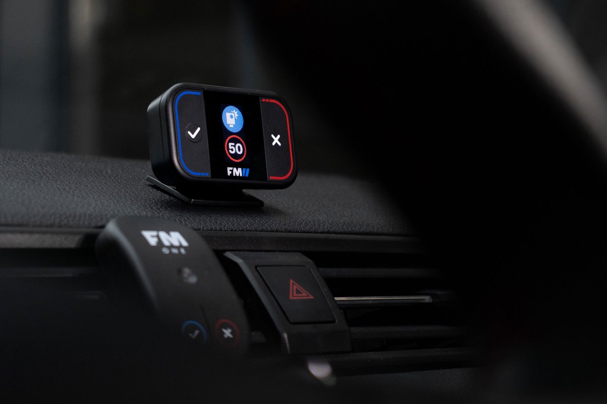 Flitsmeister waarschuwingsmelder TWO - Zwart