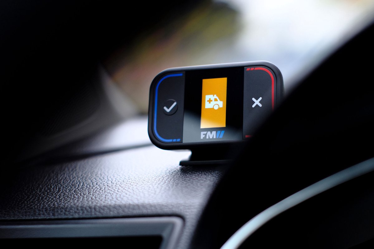 Flitsmeister waarschuwingsmelder TWO - Zwart