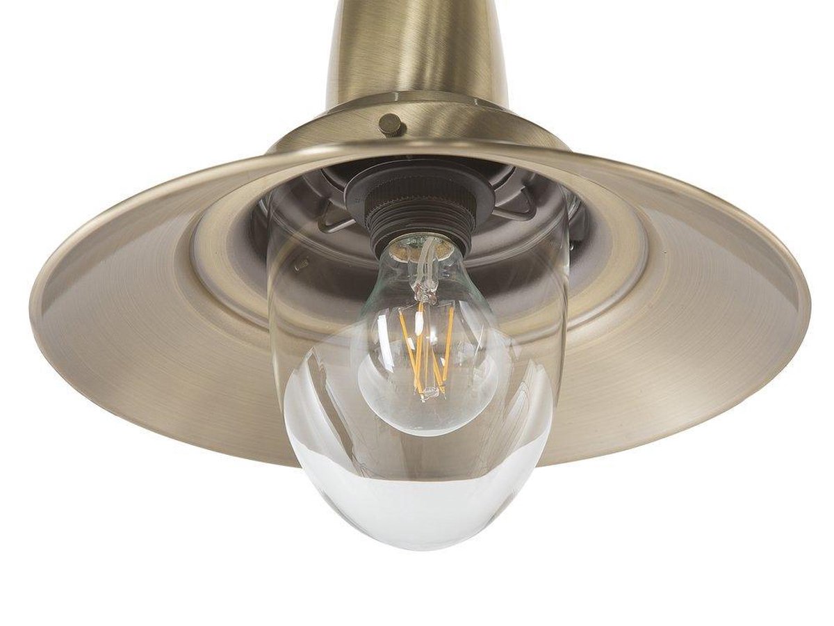 Beliani Pinega Hanglamp Metaal 29 X 29 Cm - Goud