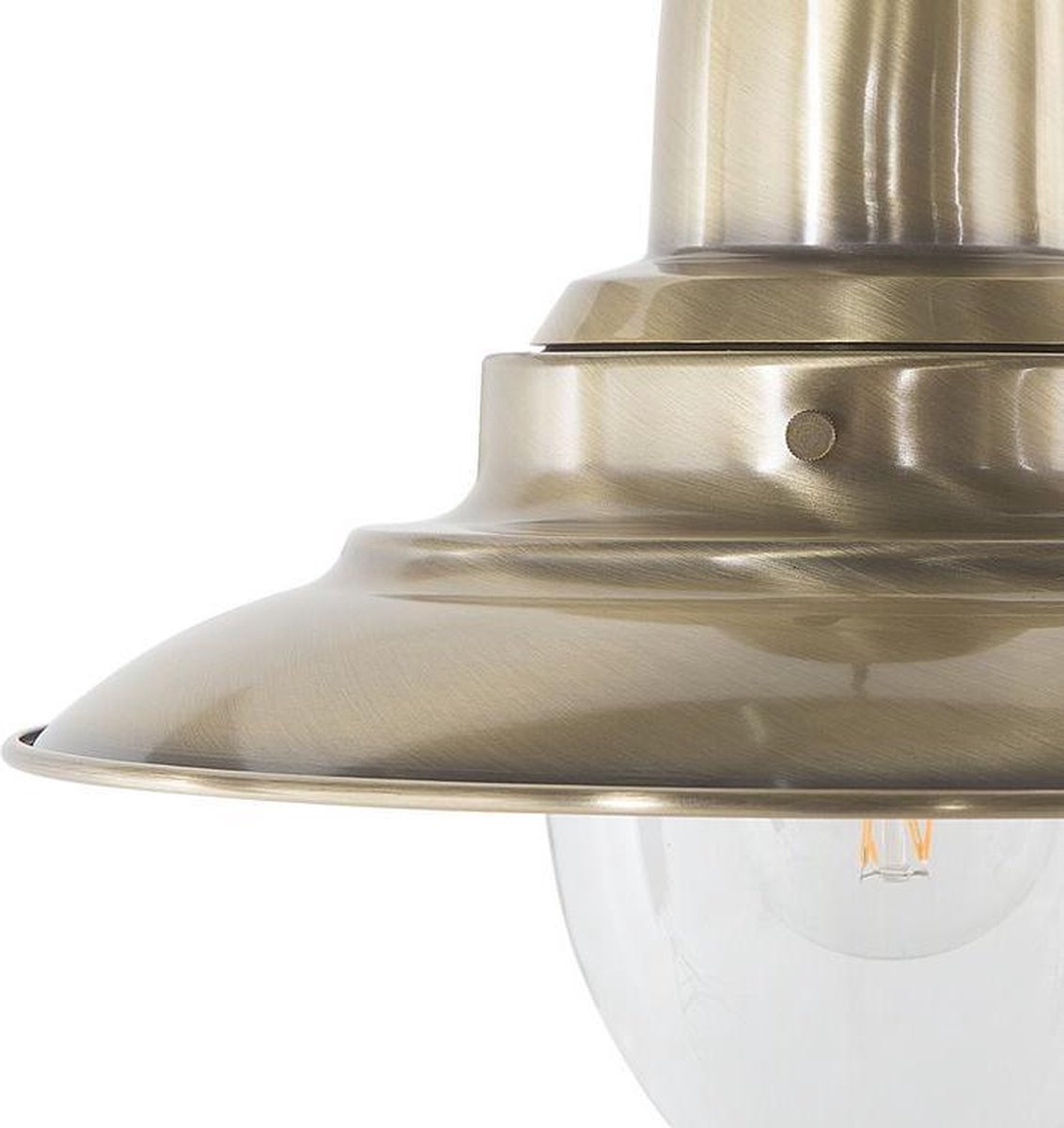 Beliani Pinega Hanglamp Metaal 29 X 29 Cm - Goud