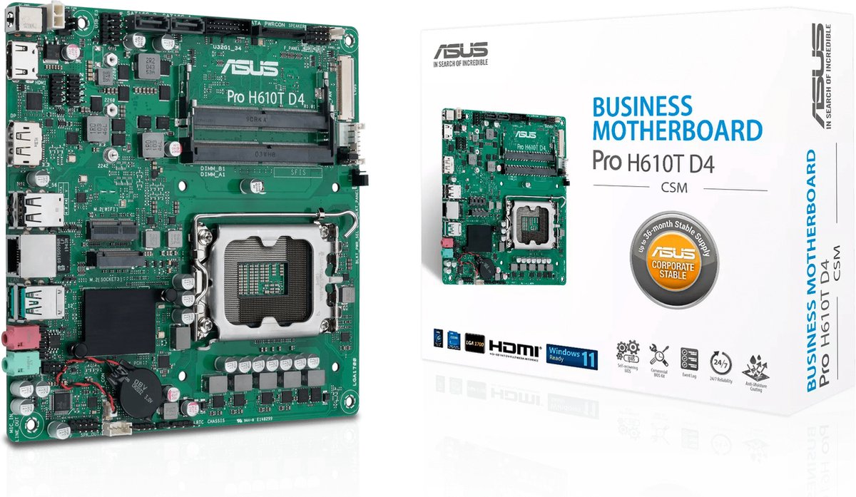 Asus Pro H610T D4-CSM
