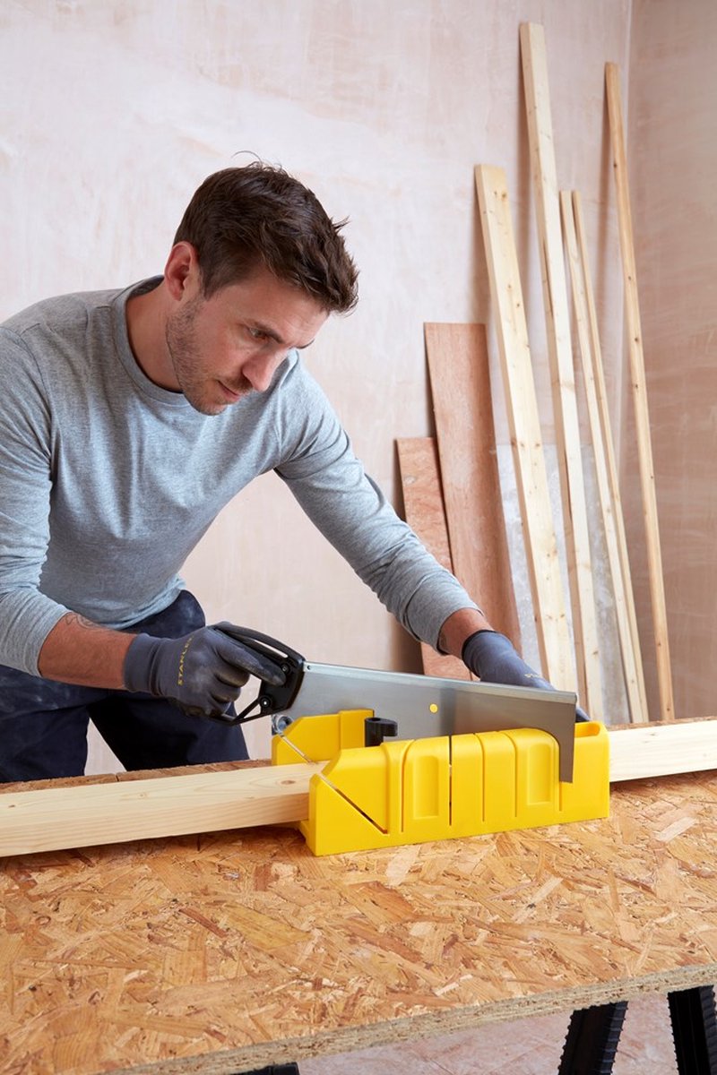 Stanley Verstekbak Kunststof met Kapzaag L300mm/B130mm/H80mm