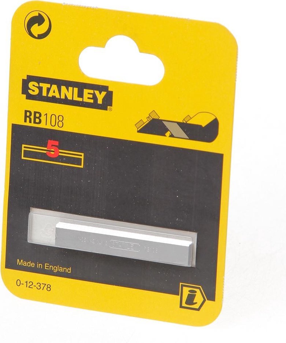 Stanley Schaafmesje Recht 50mm - 5 stuks/kaart