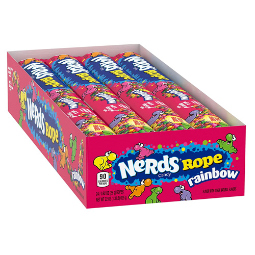 Nerds Candy - Nerds Rope Rainbow - 24 Stuks