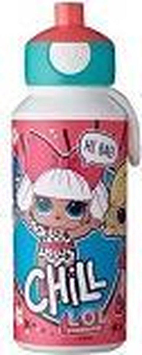 Rosti Mepal pop up beker L.O.L. Surprise 400 ml rood/wit