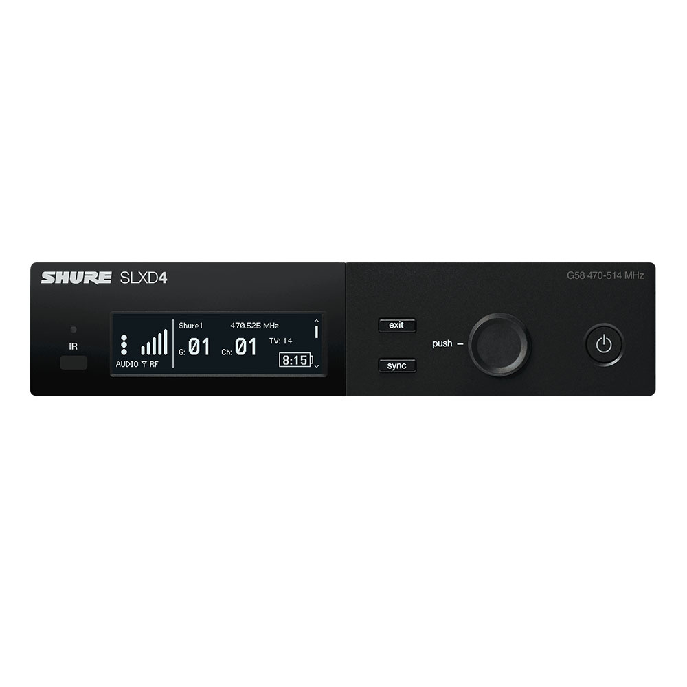 Shure SLXD4-K59 draadloze ontvanger