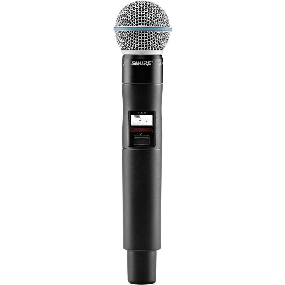 Shure QLXD2-Beta 58A draadloze handheld microfoon