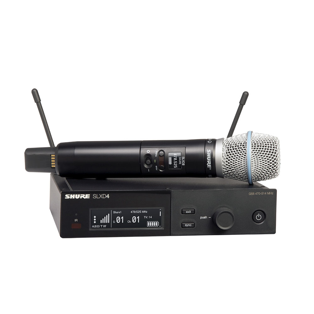 Shure SLXD24/B87A-H56 draadloze Beta87A microfoon set