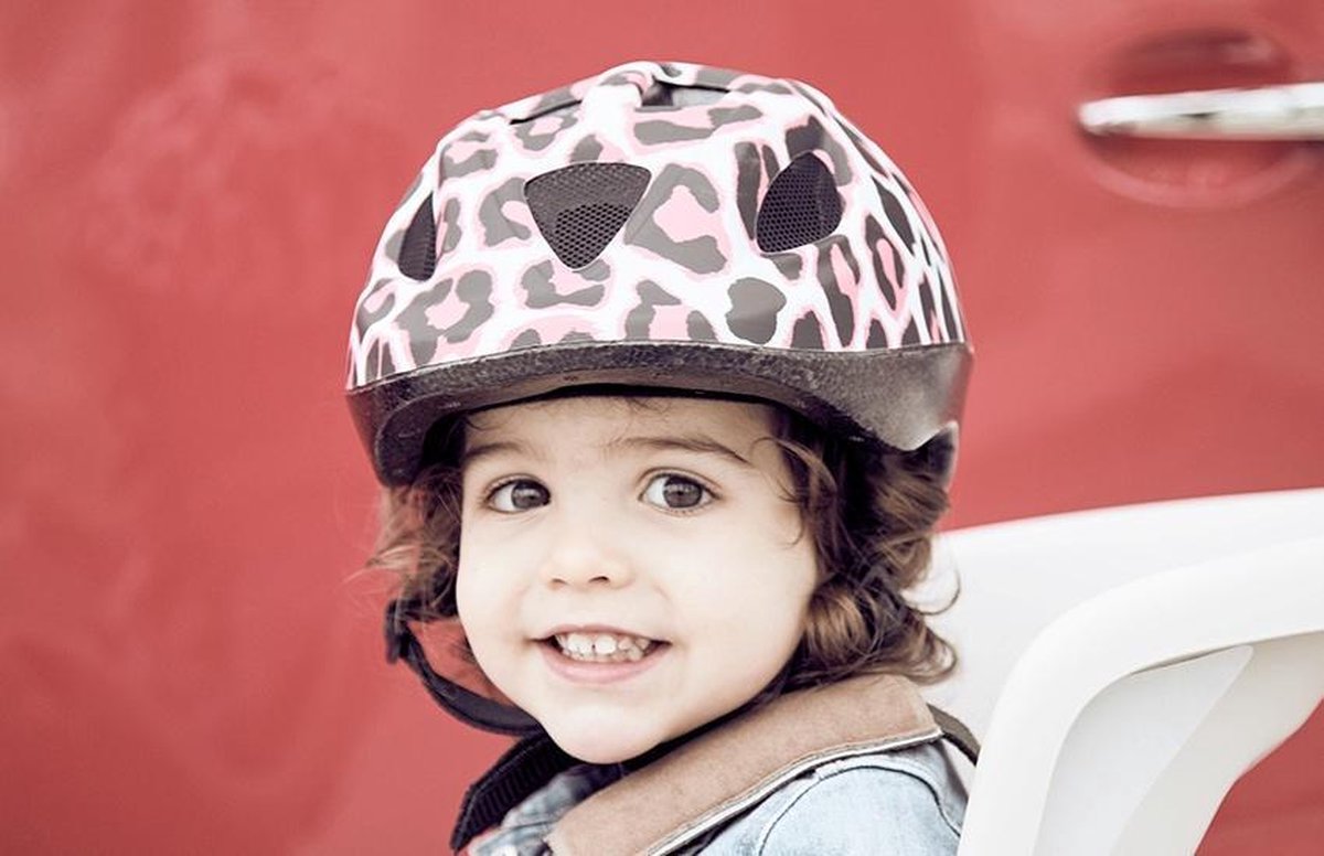 Polisport Fietshelm Pinkey Cheetah Xs Meisjes - Roze